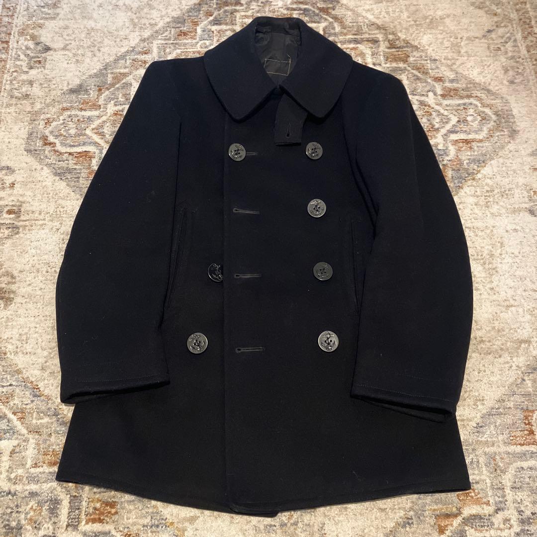 vintage　40s peacoat　usnavy