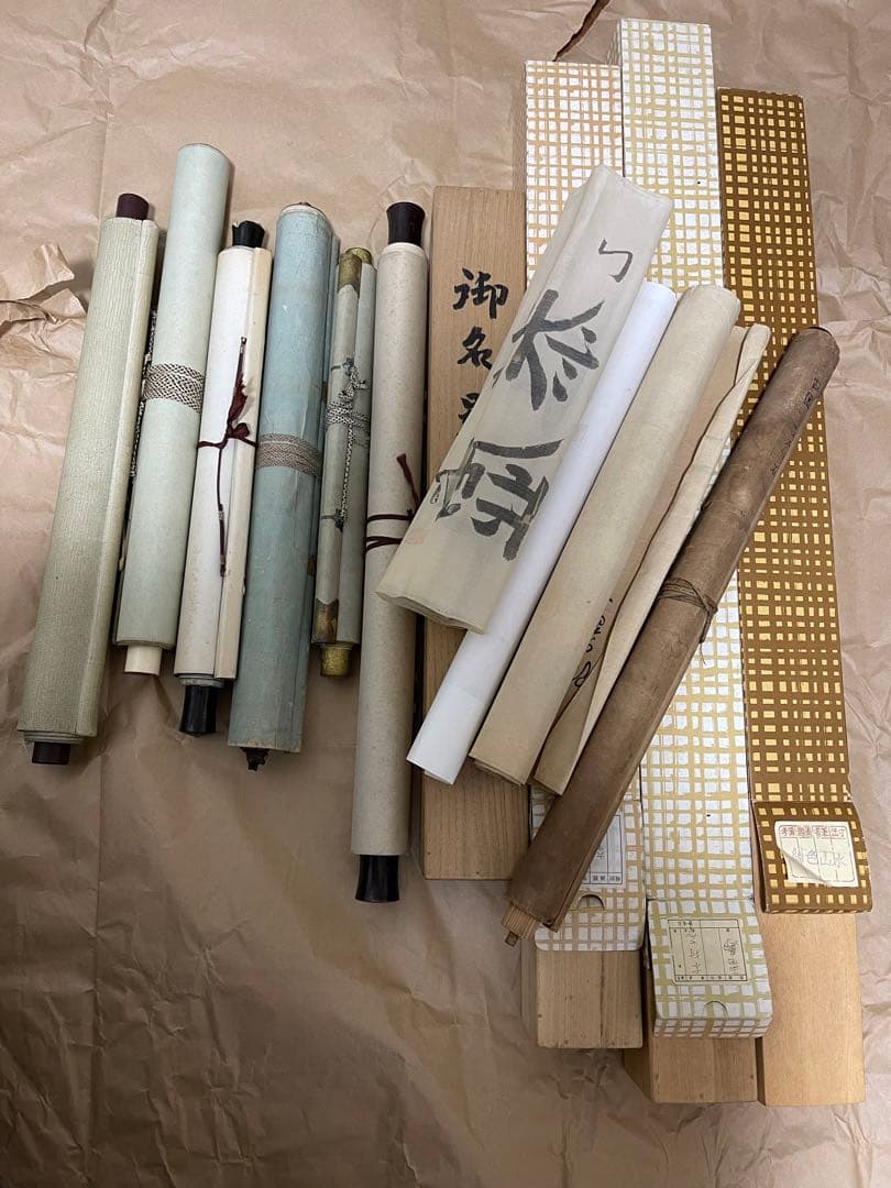 掛け軸13本まとめ　自宅保管