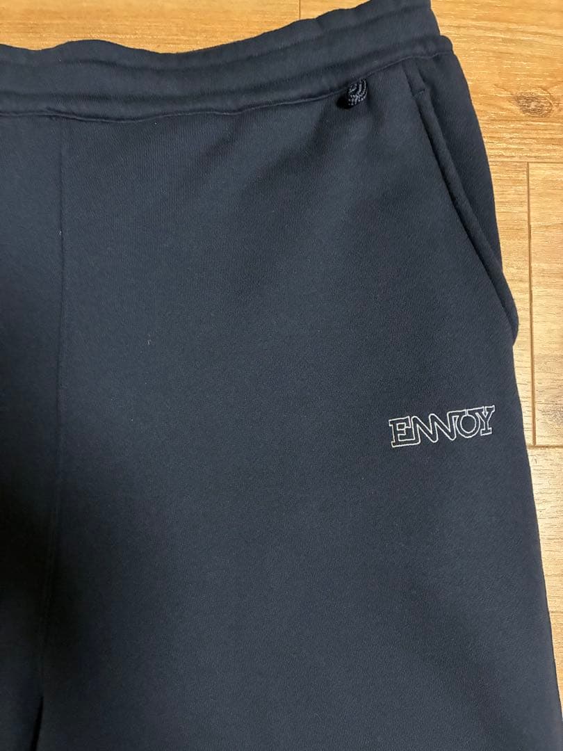 ennoy エンノイ スウェットセットアップ　エレクトリックロゴ　ネイビー
