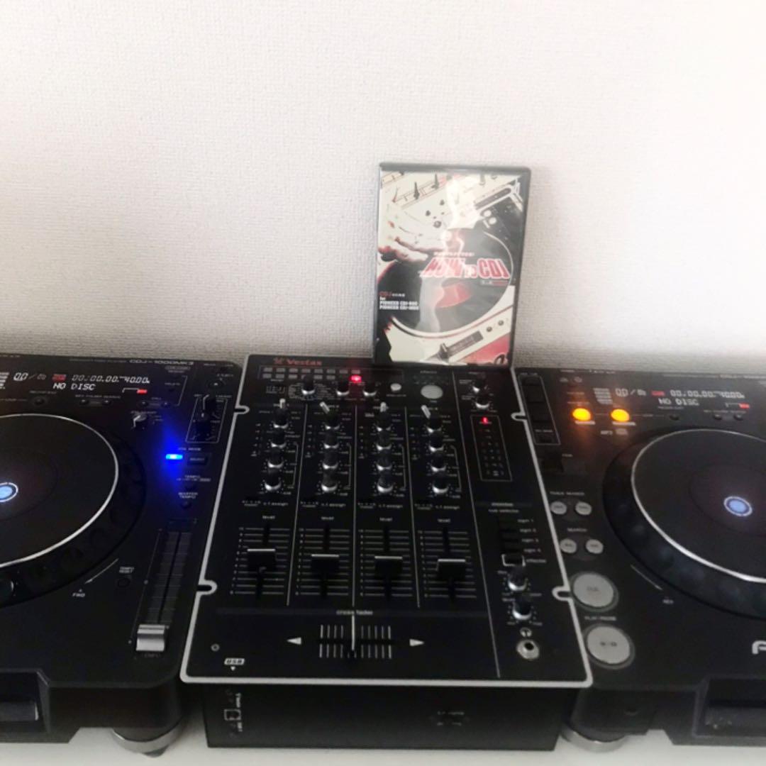 SUNLIGHT WORKS CDJ1000MK3&Vestaxミキサー