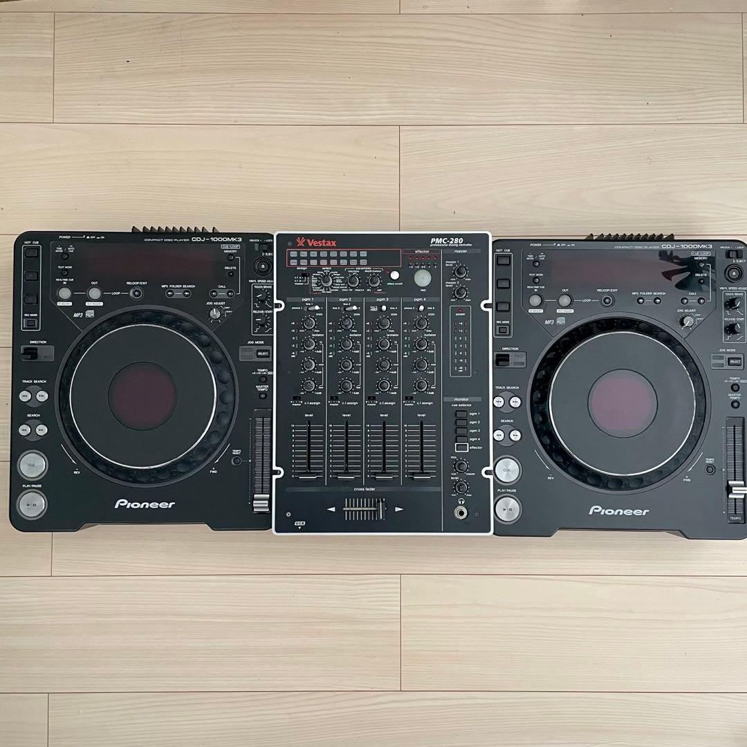 SUNLIGHT WORKS CDJ1000MK3&Vestaxミキサー