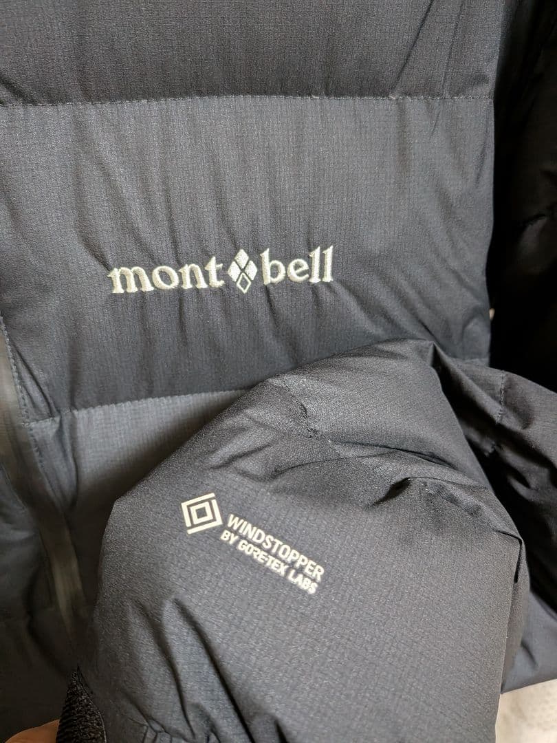 mont-bell パーマフロストライトダウンパーカ ブラック Мサイズ