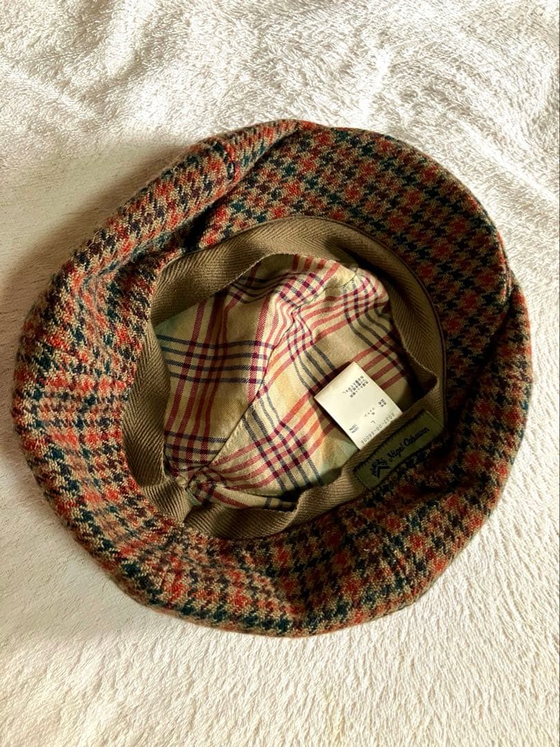 ナイジェルケーボン ハウンドトゥース BIG キャスケット 63cm