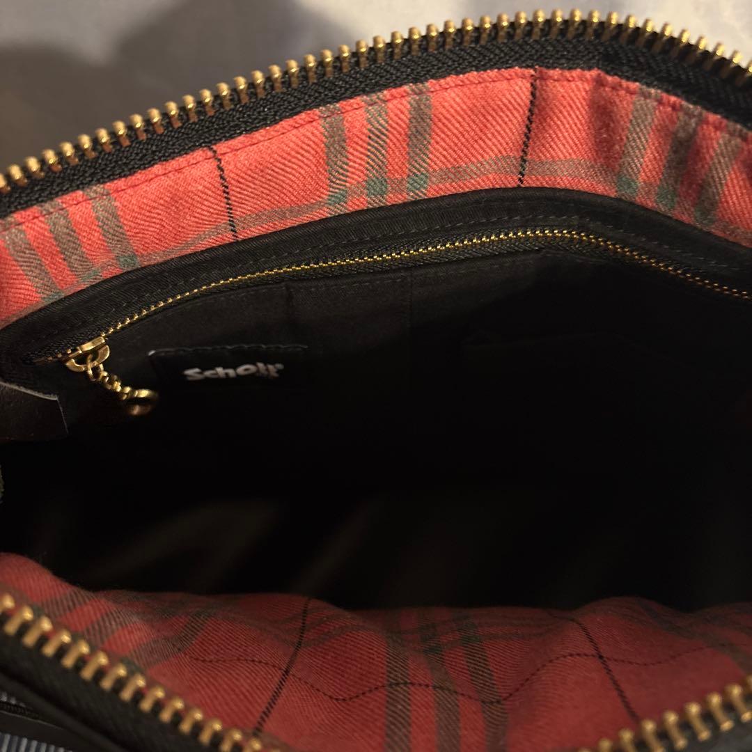 Schott/ショットPADDED BANANA BAG ゴールド