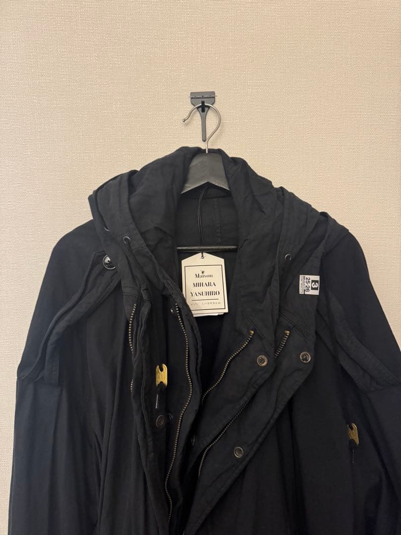 【新品】メゾンミハラヤスヒロ　Front Layered Mods Coat