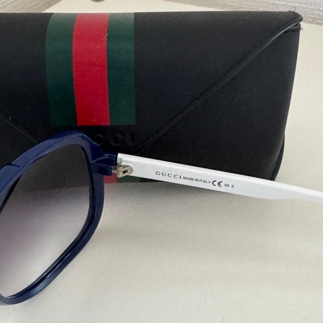 グッチ GUCCI サングラス アビエーター ブルー