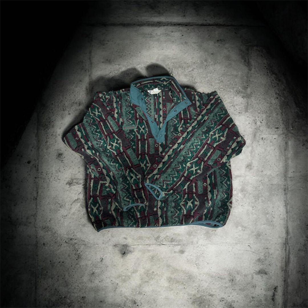 超希少　USA製　Columbiaフリースプルオーバー