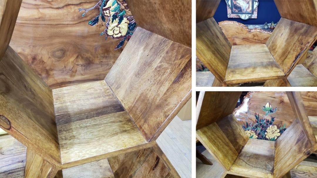 むみゅう　a17　美品　ノーチェ　NOCE　蜂の巣型　ブックシェルフ