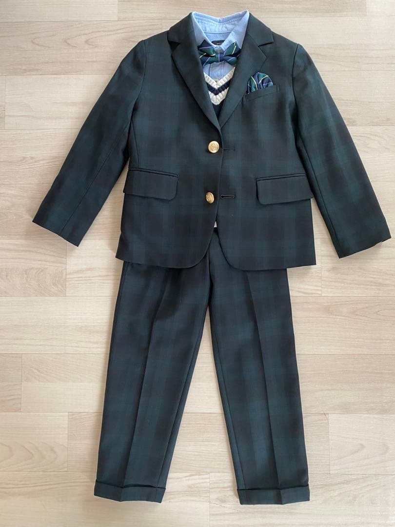 ⭐︎美品⭐︎6点セットgreen label relaxing チェック柄　120