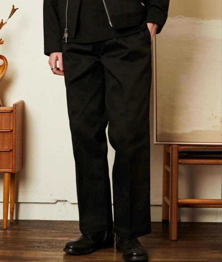 SCHOTT×DICKIES/TC WORK PANTS/TC ワークパンツ 黒