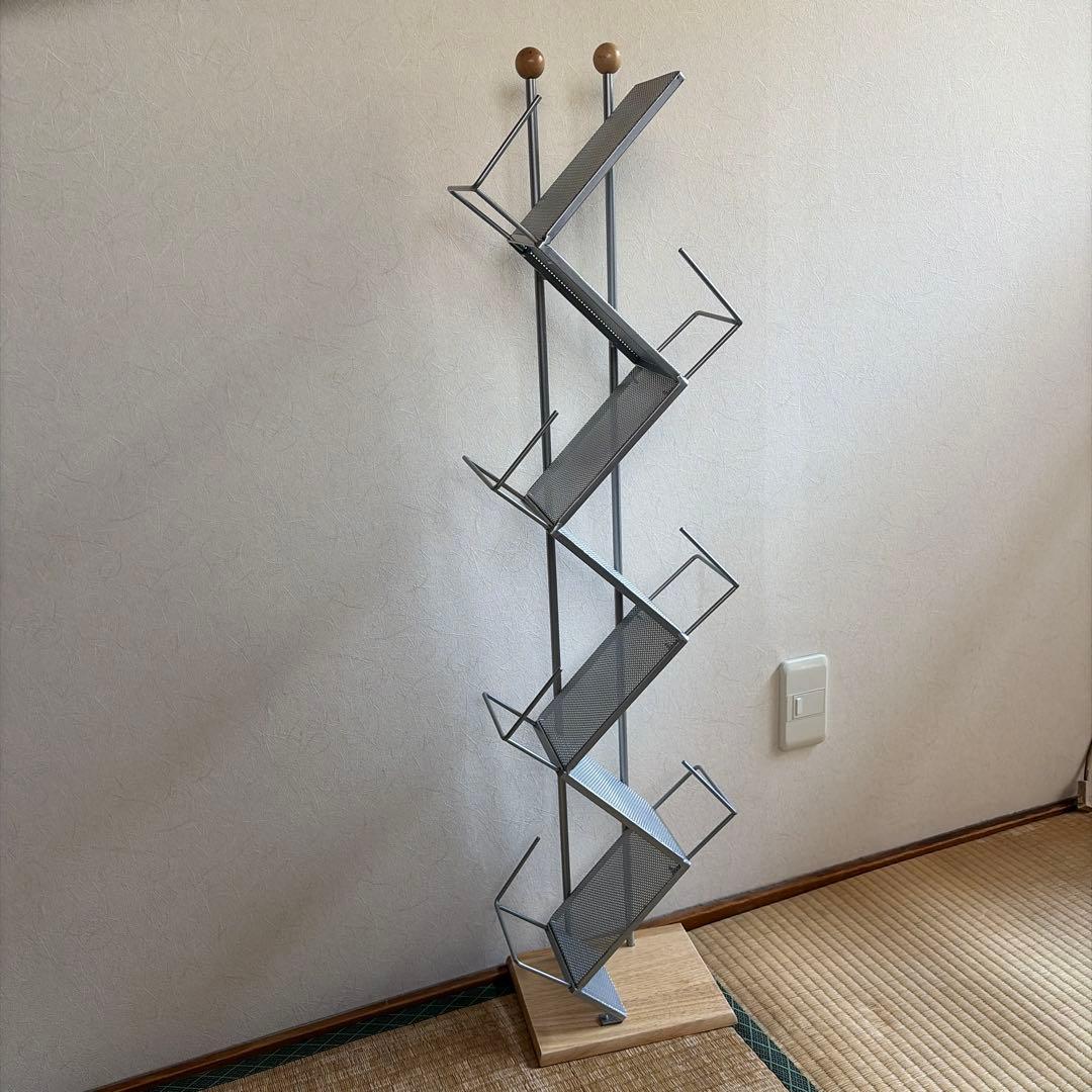 90s ポストモダン wave マガジン・CDラック 収納 ヴィンテージ レトロ