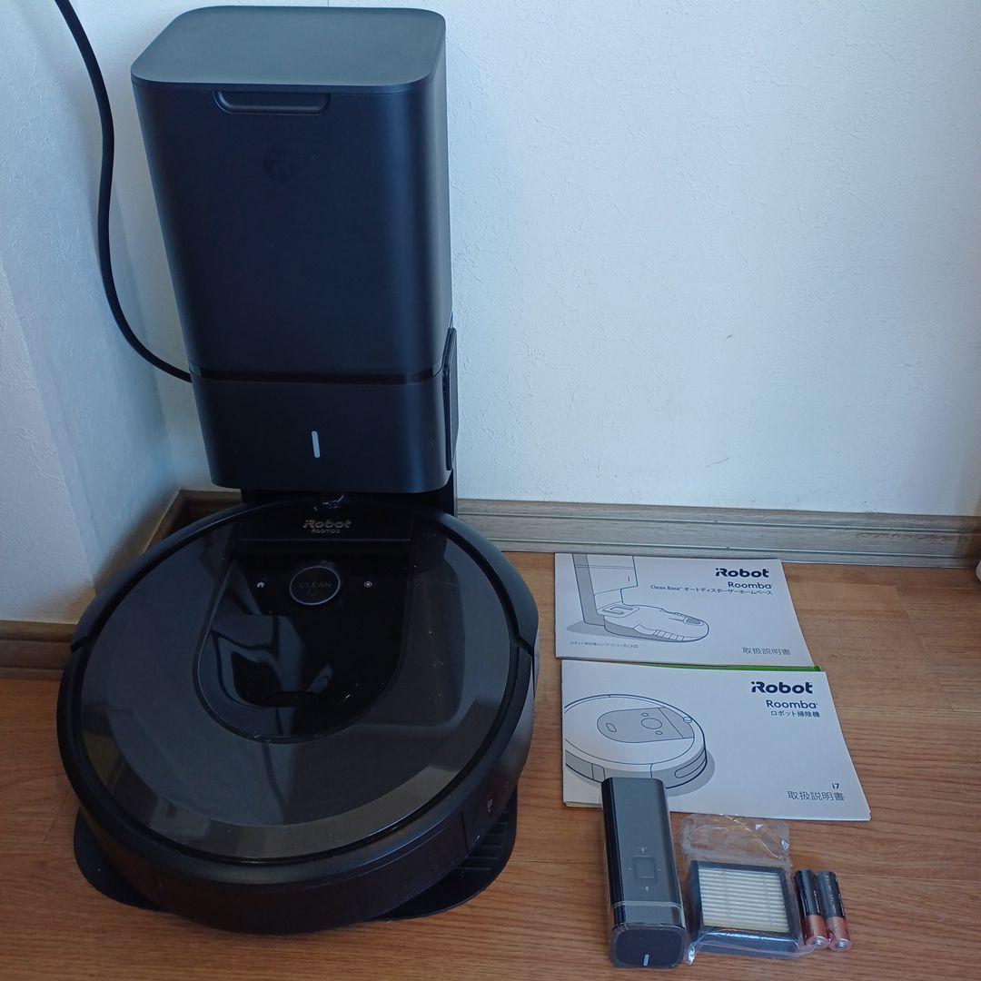 iRobot Roomba i7+本体＋クリーンベース+付属品 i755060