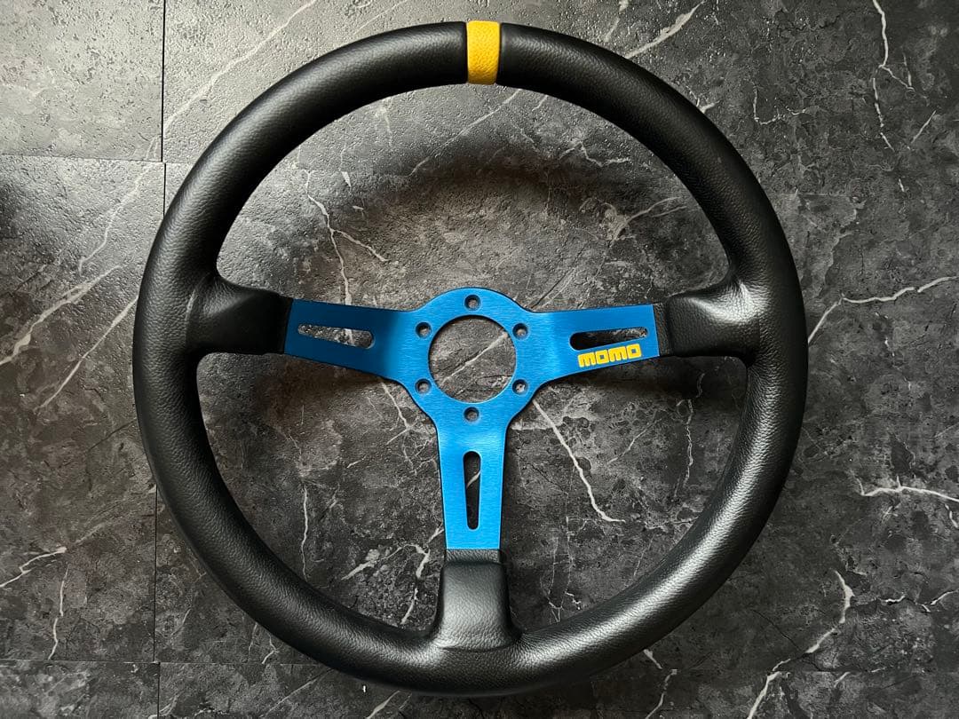 MOMO ステアリング MOD.08 モデル08 M-59 ブルースポーク