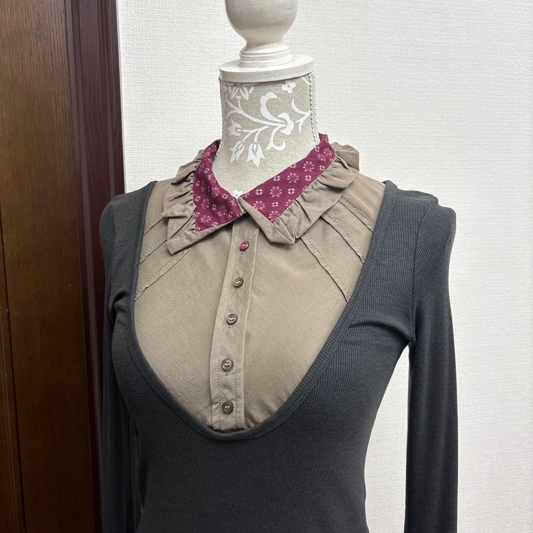 cop.copine 凝ったデザインのカットソーブラウス♡