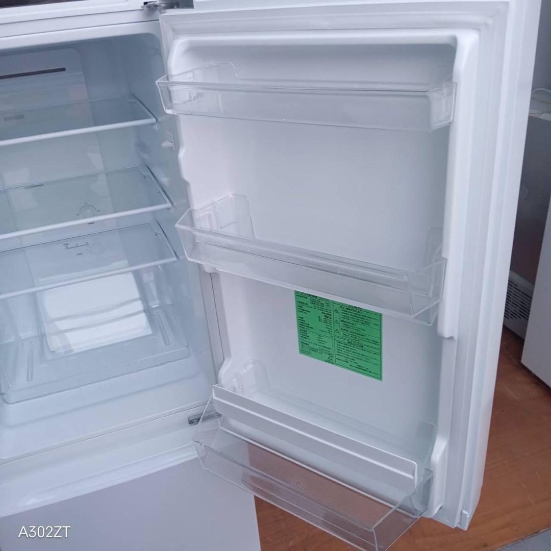 A102★2023年製★ヤマダ　冷蔵庫　ホワイト　一人暮らし　洗濯機