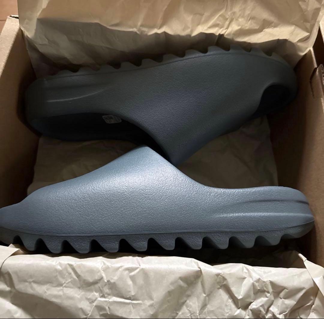 新品未使用/adidas yeezy イージースライド　スレートマリーン
