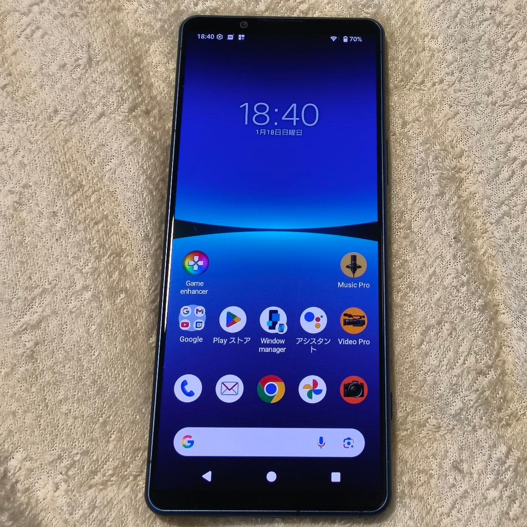 SONY XPERIA 5 IV ブルー SO-54C 128GB SIMフリー