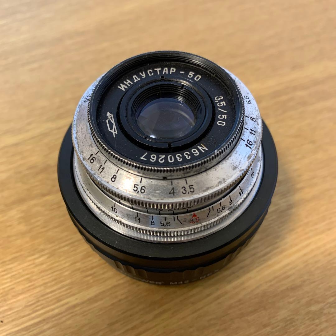 インダスター50 50mm F:3.5 マウントアダプタ付き レンズ遊び