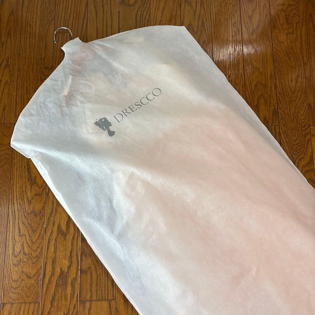 美品　DRESCCO サーモンピンクドレス　130