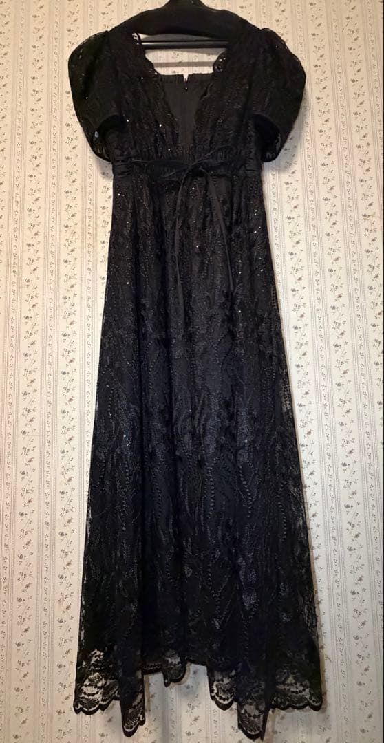 LILY BROWN レイヤードシャイニーグラスドレス