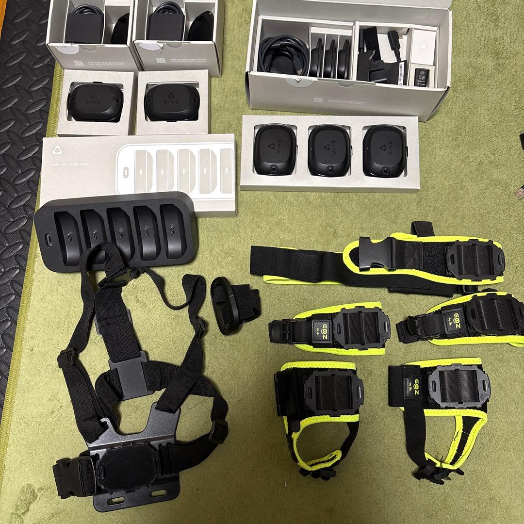 VIVE Ultimate Tracker 5個＋ワイヤレスドングル+ストラップ