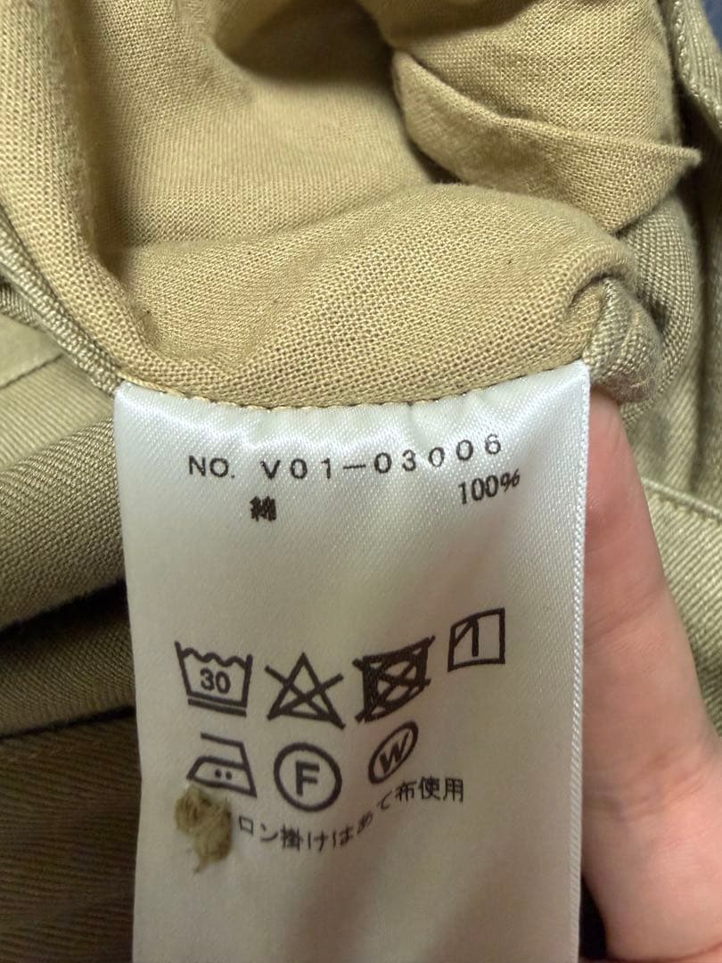 comoli コットンチノオーバーパンツ　3