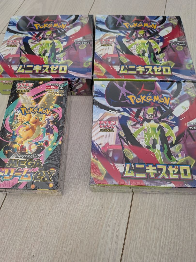 ポケモンカードゲーム　 ムニキスゼロ 3個セット MEGAドリームEX １個