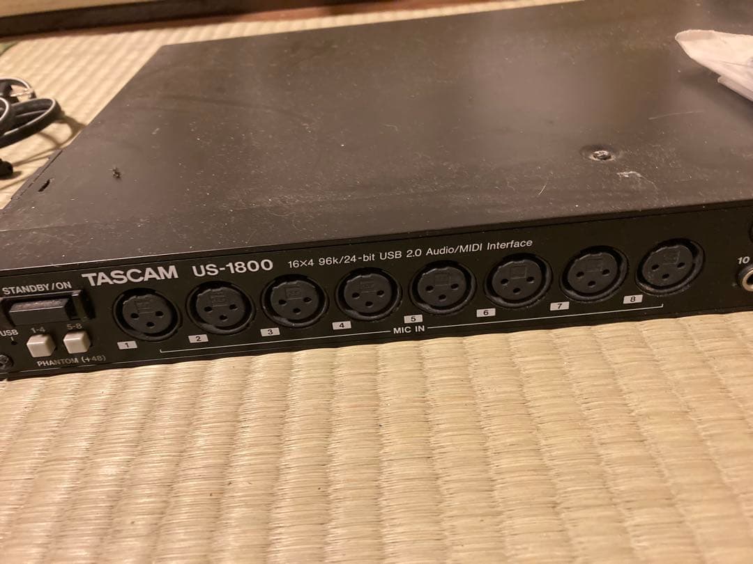 TASCAM US-1800 オーディオインターフェイス