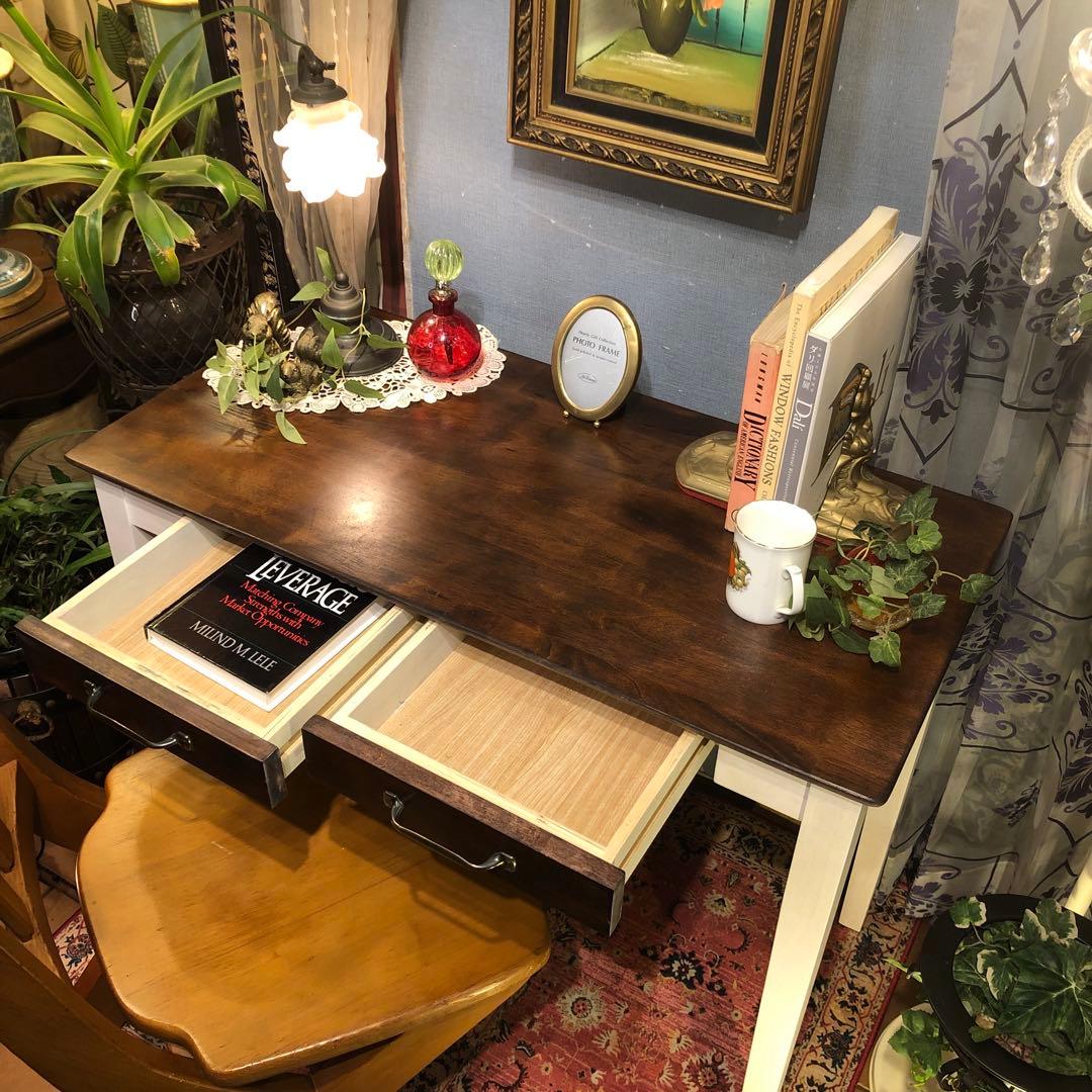 Sale シャビーシック　フレンチ　カントリーST コンパクトテーブル　机デスク