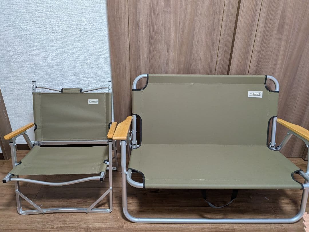 Coleman　リラックスフォールディングベンチ・チェアセット＋ランタンスタンド