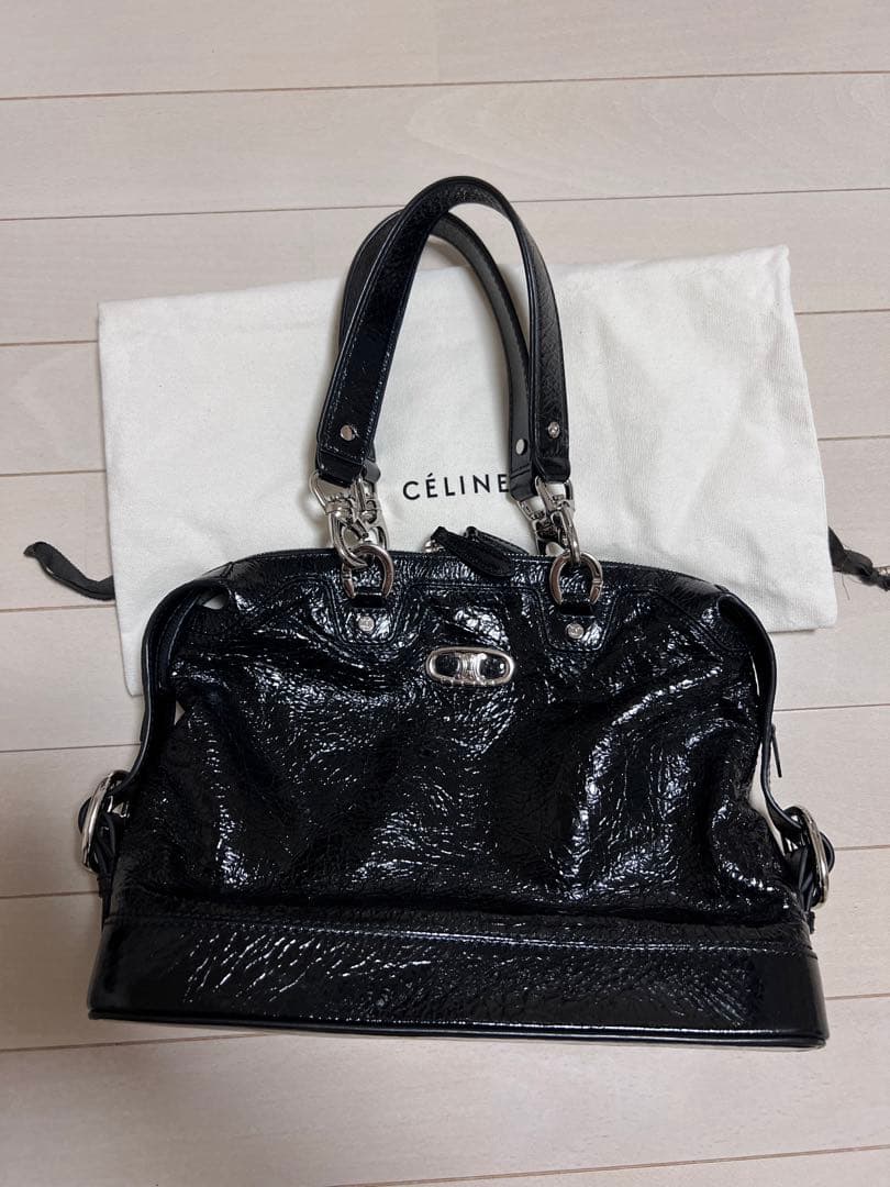 CELINEマカダムレザーバッグ