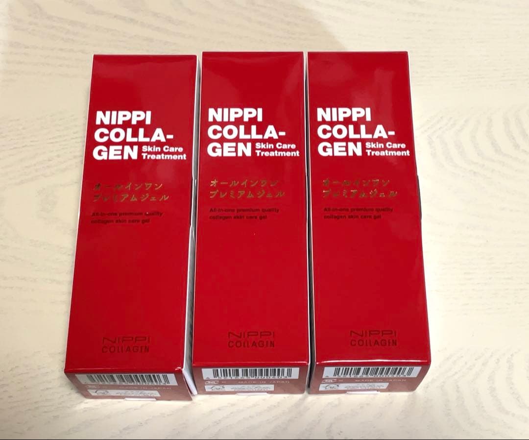 新品 ニッピコラーゲン オールインワン プレミアムジェル　60g ×3本