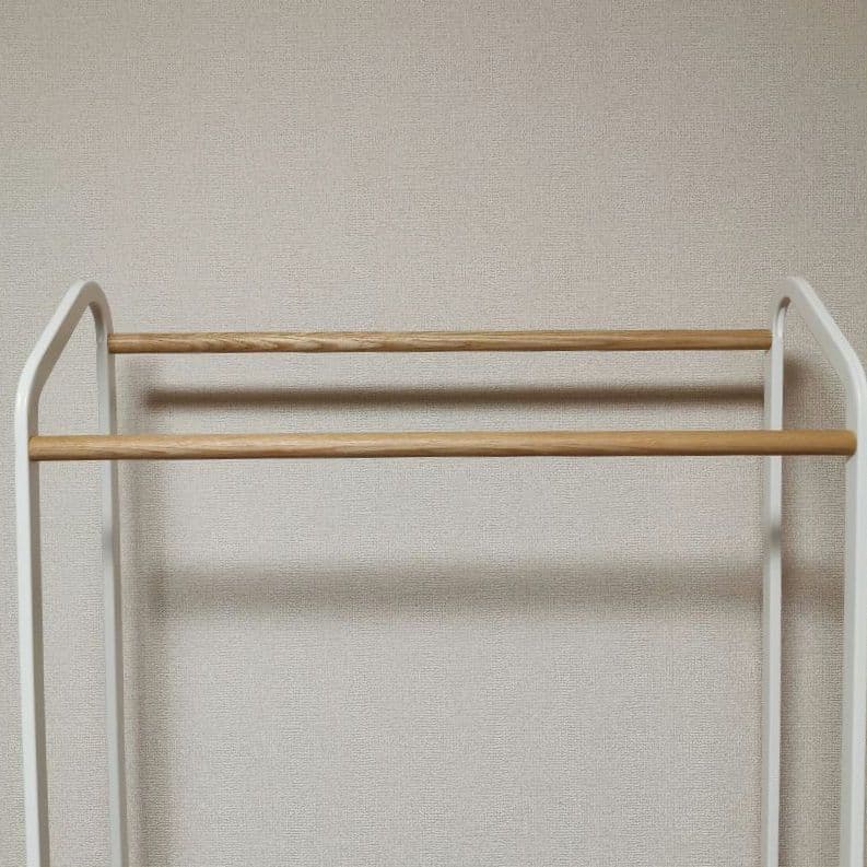 山崎実業(Yamazaki)　ハンガーラック タワー キャスター付き