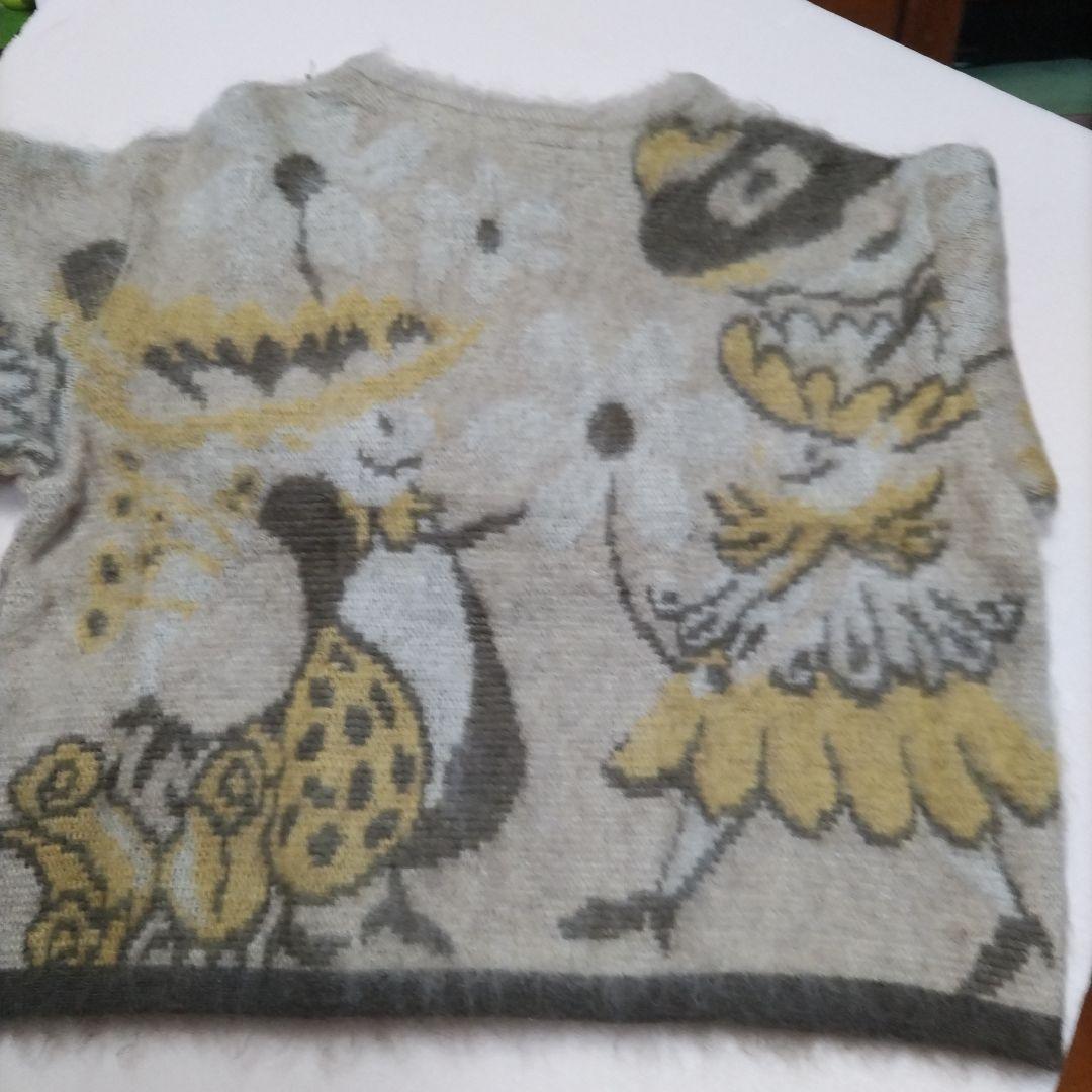 アルベロベロ 花鳥柄、カーディガン