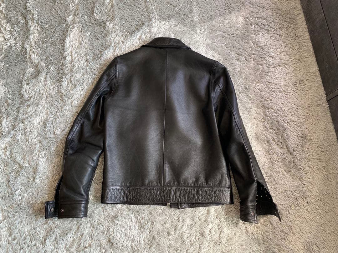 大特価‼️ ワコマリア　シングルライダース　レザー　ドット柄　水玉　leather