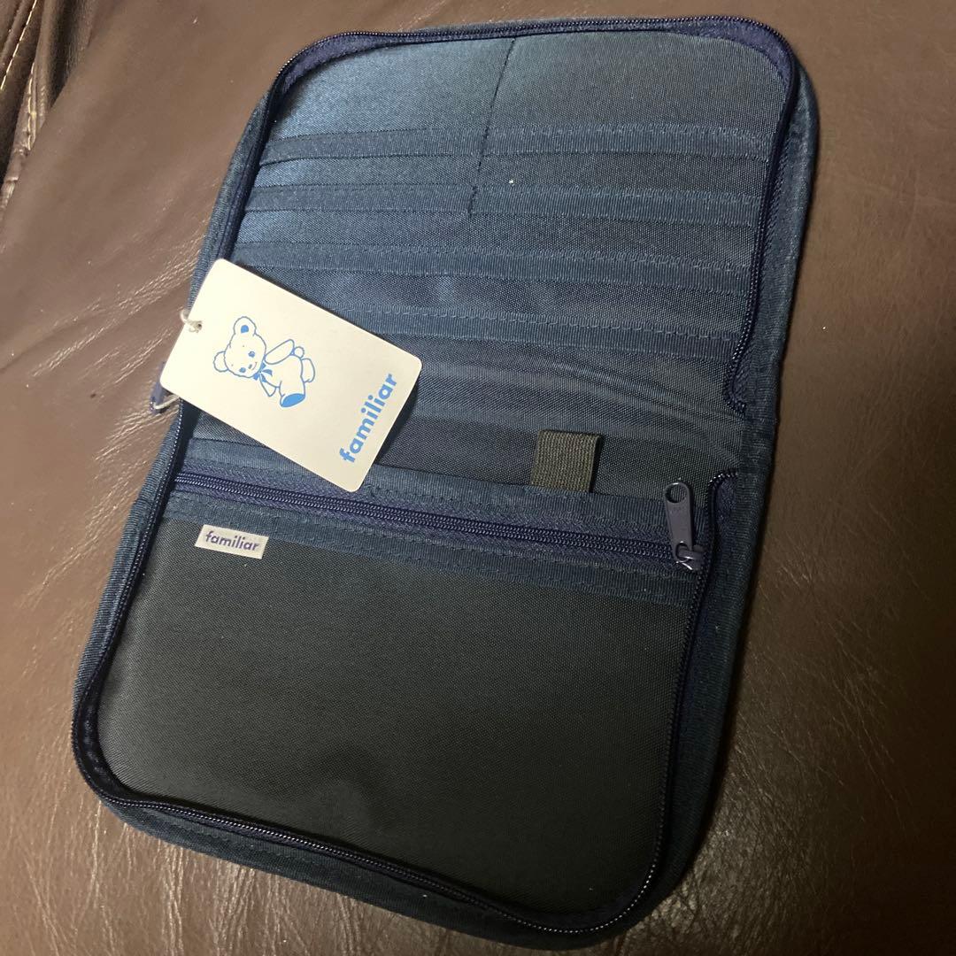 familiar 母子手帳入れ チェック柄