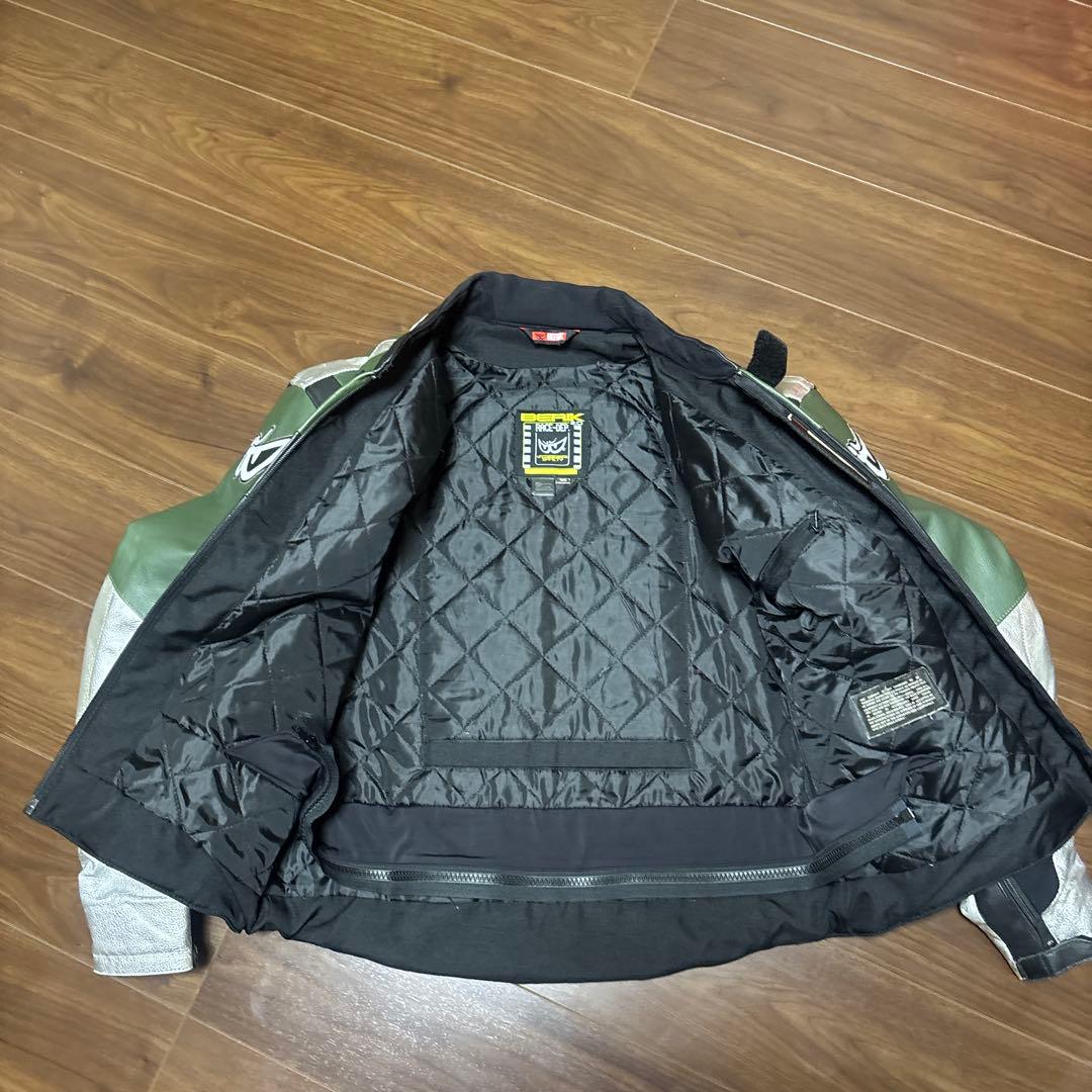 BERIK RACE-DEP 2.0 ジャケット サイズ56 黒/緑/銀