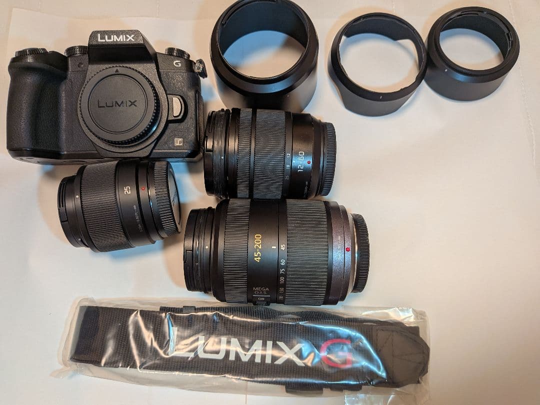 レンズ3本■LUMIX DMC-G8M■ミラーレス一眼