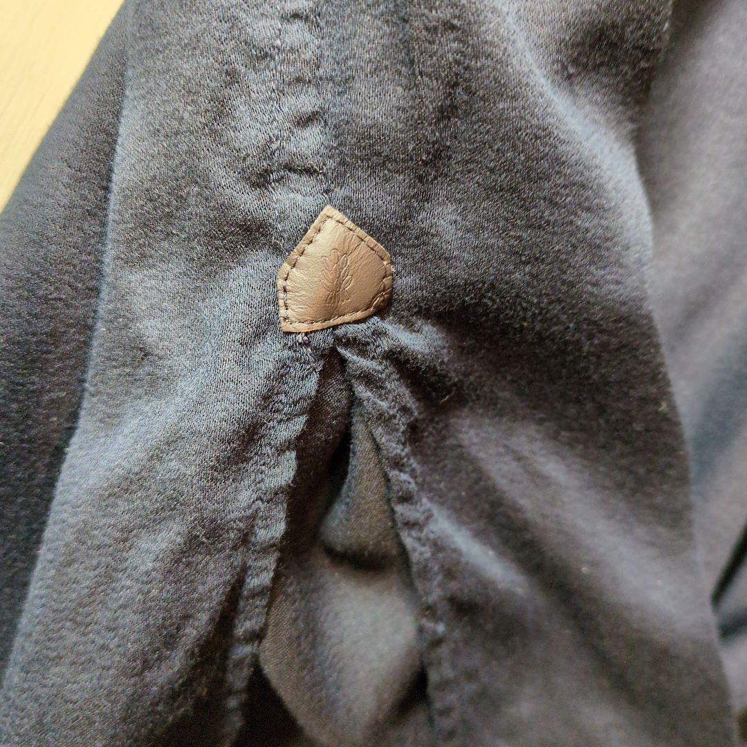 MORABITO　ネイビー　上品　ブラウス体型カバー◎　スカーフにも　27日まで