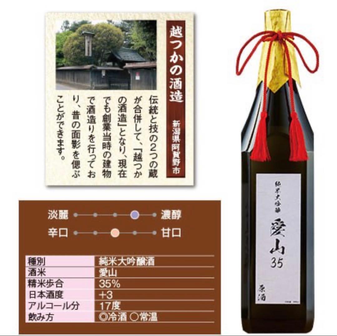 愛山３５大吟醸原酒