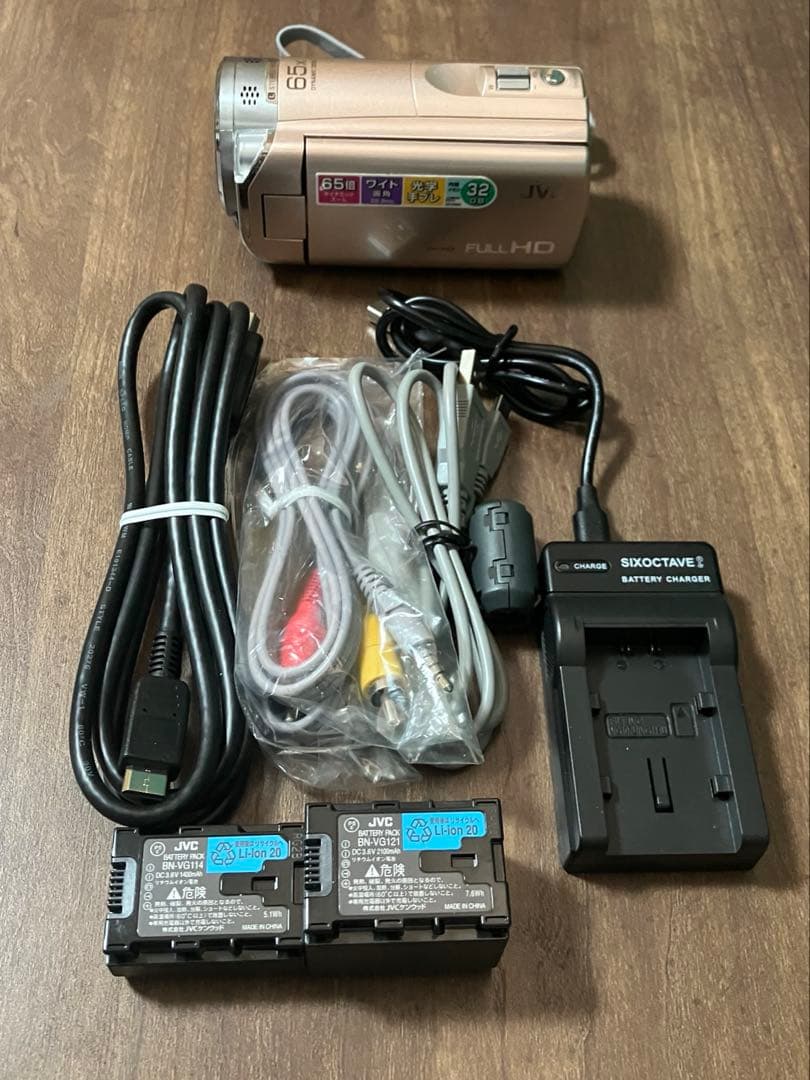 JVC GZ-E565-N フルHD Everio ビデオカメラ 本体