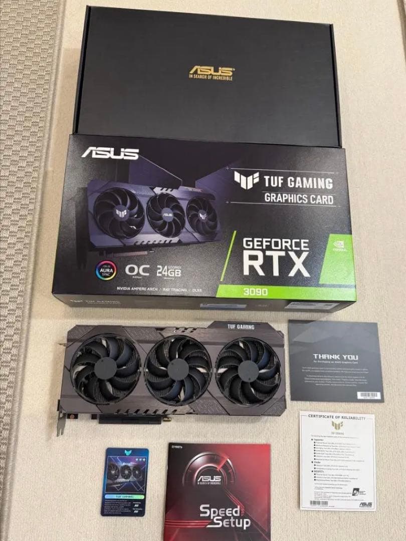 グラフィックボード・グラボ・ビデオカード ASUS TUF 3090 24GB OC