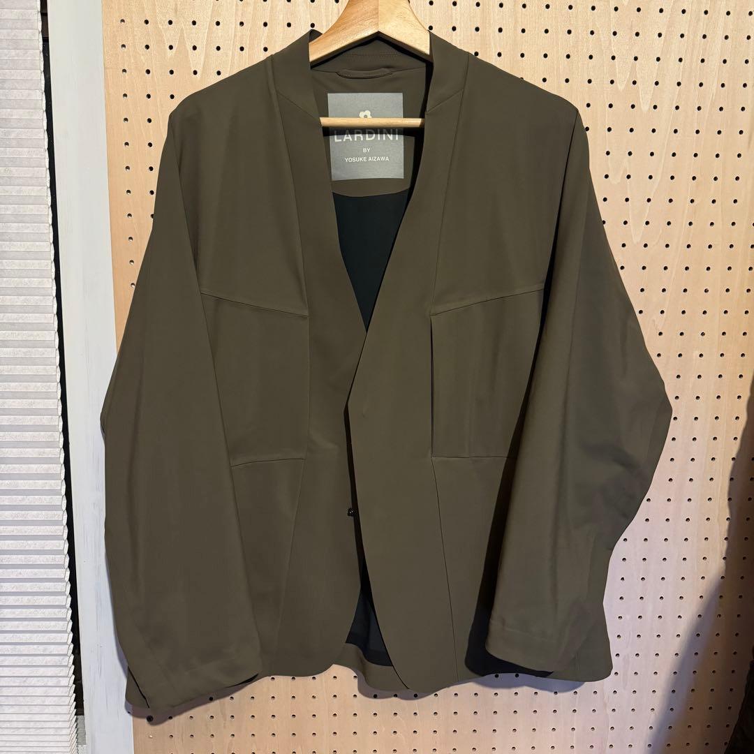 LARDINI White Mountaineeringノーカラージャケット