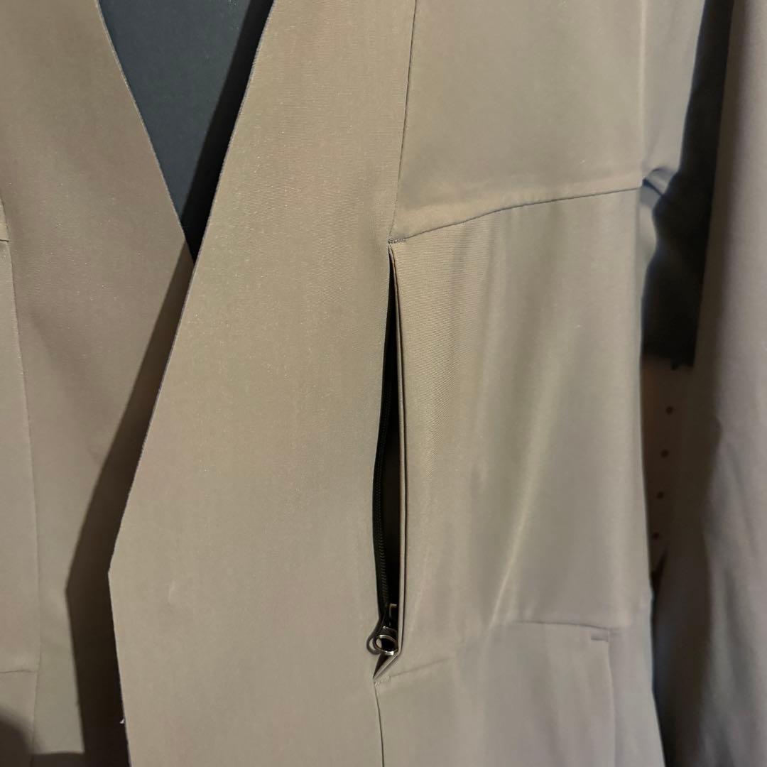 LARDINI White Mountaineeringノーカラージャケット