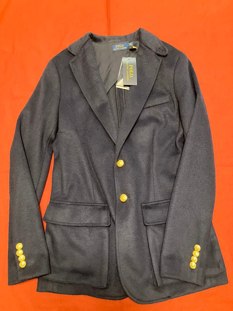 おのまん！新品タグ付き！テーラードジャケット 紺ブレ金ボタン