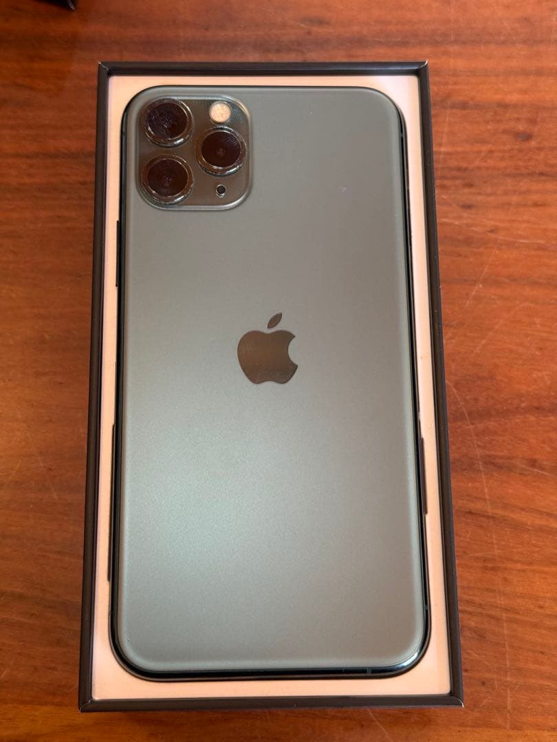 iPhone11pro ミッドナイトグリーン 256GB simフリー 箱付き