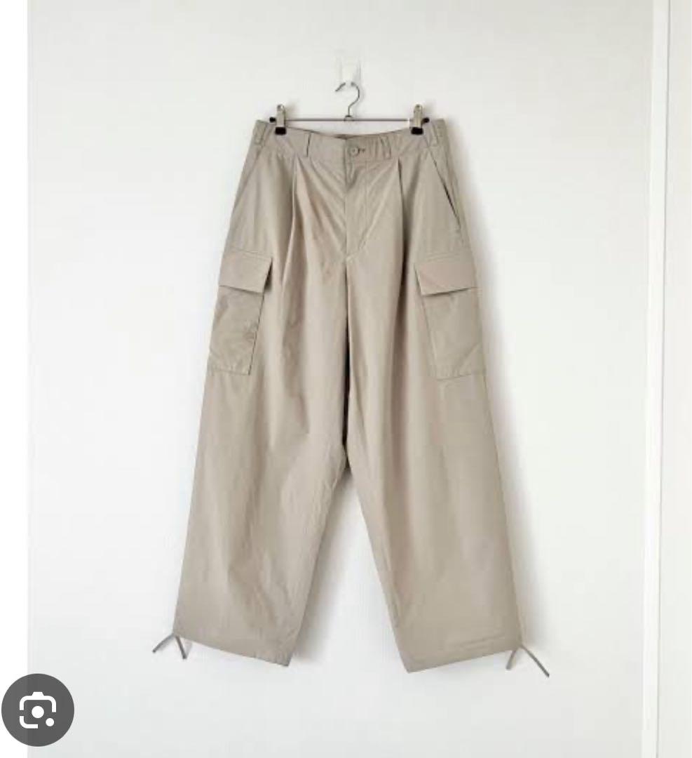 パンツ ATON KYOTO TSURIZOME COTTON CARGO PANTS