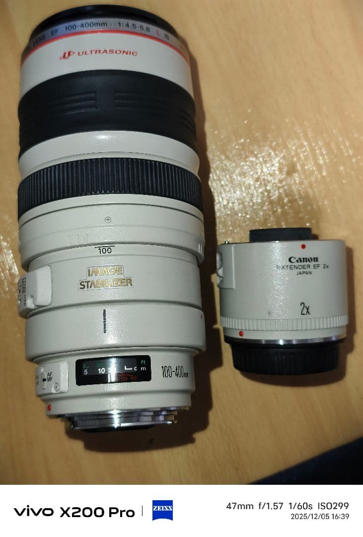 【最終値下げ】 EF100-400mmF4.5-5.6LIS USMテレコン付き