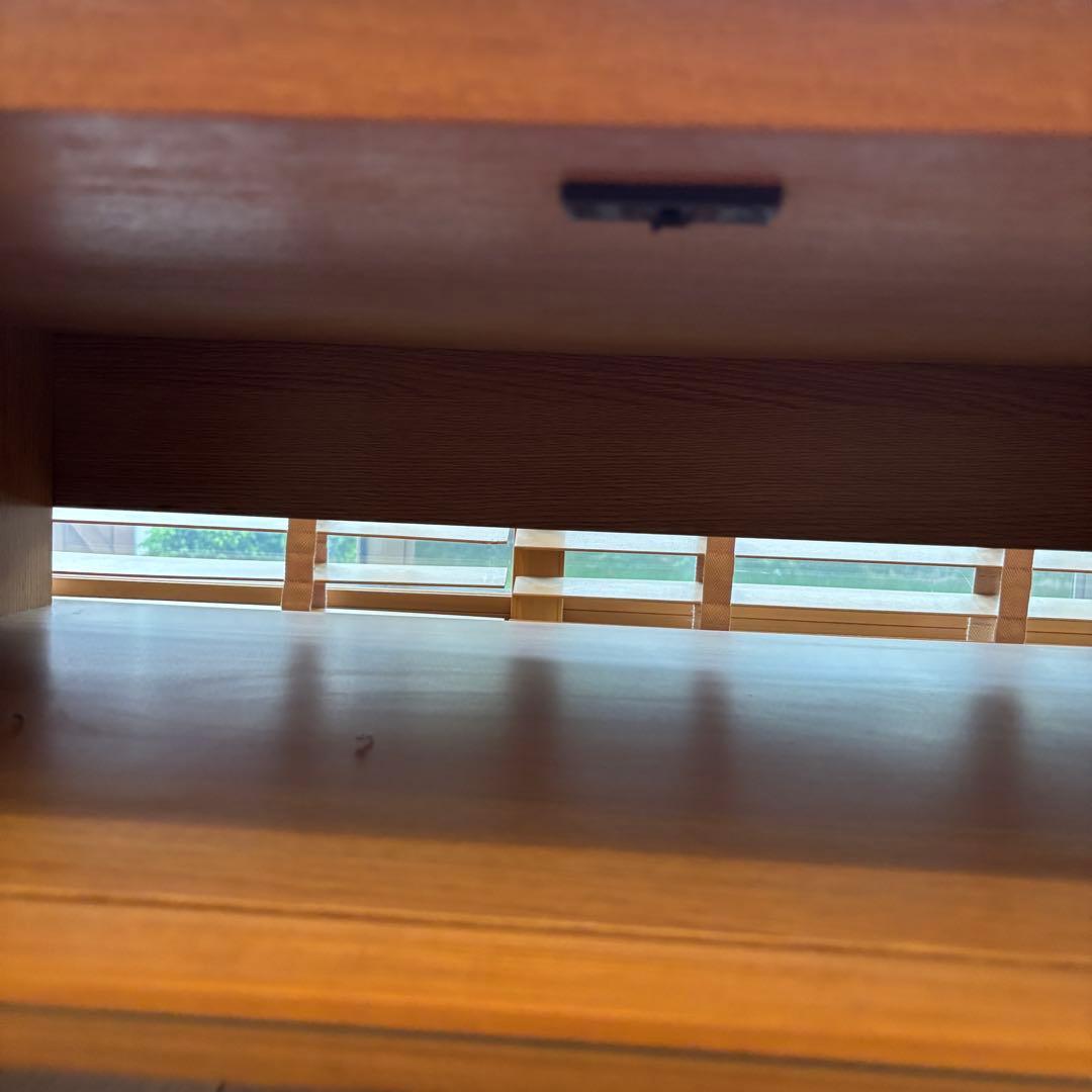 無印良品　テレビボード　タモ(アッシュ)突板