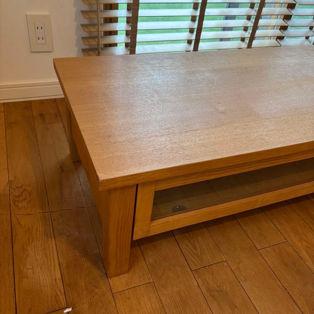 無印良品　テレビボード　タモ(アッシュ)突板